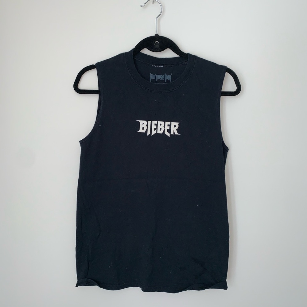 Purpose Tour SORRY muscle band tee